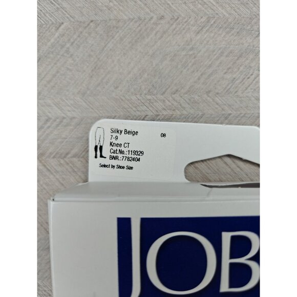 JOBST UltraSheer Knee High Compression Stockings Silky Beige 8-15 mmHg Sz 7-9 - Picture 2 of 3